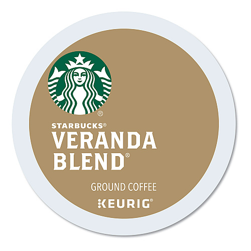 Starbucks Veranda Blend Coffee K-Cups, 24/Box, 4 Box/Carton (011111159CT)