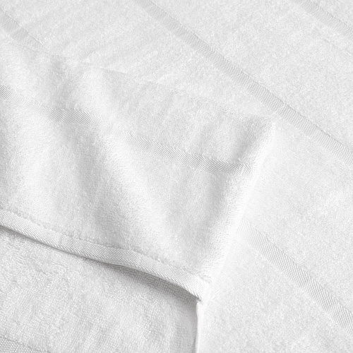 Las Rayas Chaise Cover 30x85 White - Pack Of 2 (CC-HS3085WH-2PK)