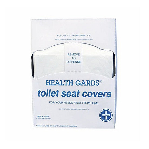 Health Gards Toilet Seat Covers, 1/4 Fold, White, 200/pk, 25 Pks/cs, Case Of 5000 (HG-QTR-5M)