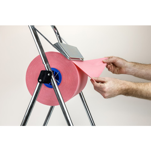 Taskbrand Industrial Floor Jumbo Roll Dispenser, Silver, 35.43"x17.72", 1 Each, 5/cs (680690)