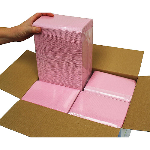 Adenna Dental Bibs Pink 18 X13 4x125, Case Of 500 (BIB744P)