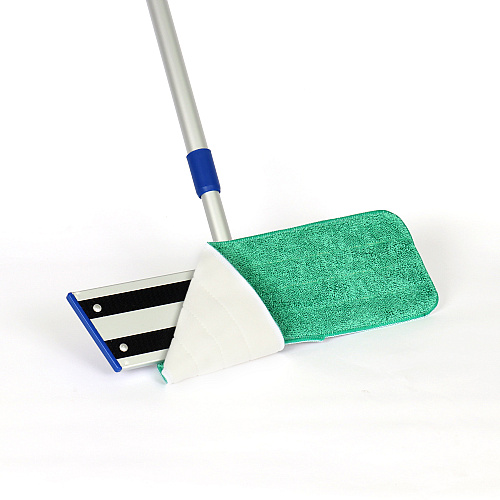 Microfiber Flat Wet Mop Pads Economy 18" Green - Pack Of 12 (M830018G-F)