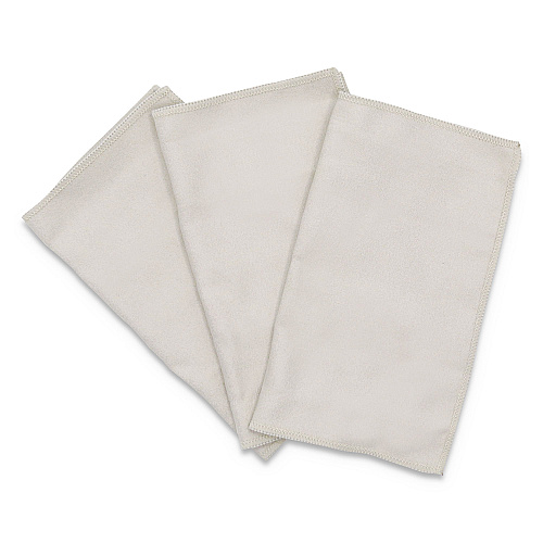 Innovera Microfiber Cleaning Cloths, 6 x 7, Unscented, Gray, 3/Pack (IVR51506)