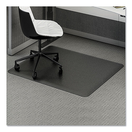Deflecto Ergonomic Sit Stand Mat, 53 x 45, Black (CM24242BLKSS)