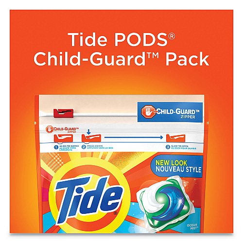 Tide&reg; Pods Laundry Detergent, Clean Breeze, 35 Pods, 4 Packs (93126CT)