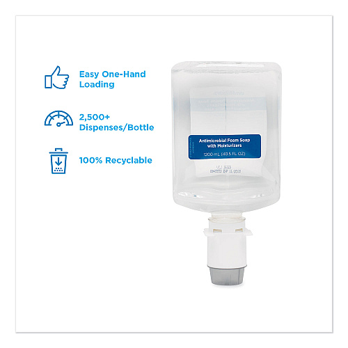 Georgia Pacific Professional GP enMotion Automated Touchless Antimicrobial Foam Soap Refill, Unscented, 1,200 mL, 2/Carton (42818)