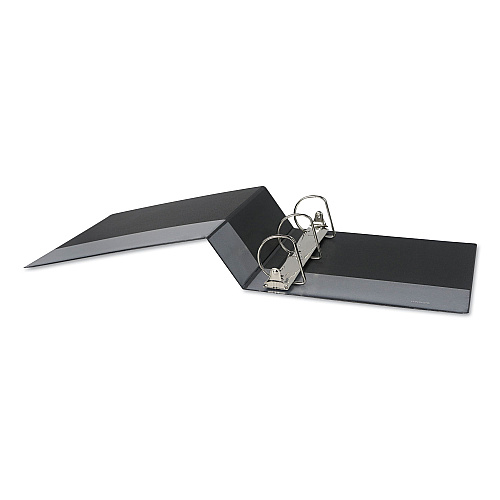 Universal Slant D-Ring View Binder, 3 Rings, 3" Capacity, 11 x 8.5, Black (UNV20747)