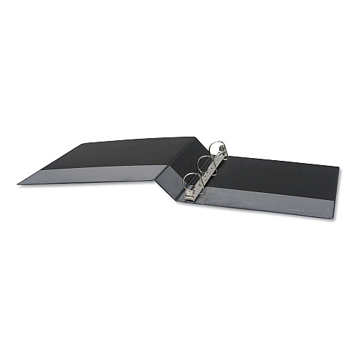 Universal Slant D-Ring View Binder, 3 Rings, 1.5" Capacity, 11 x 8.5, Black (UNV20743)