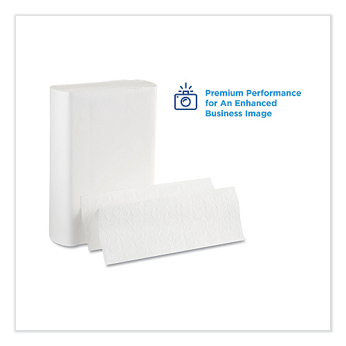 Pacific Blue&reg; Z-Fold Paper Towels, White, 2-Ply, 2200 Towels (20887)