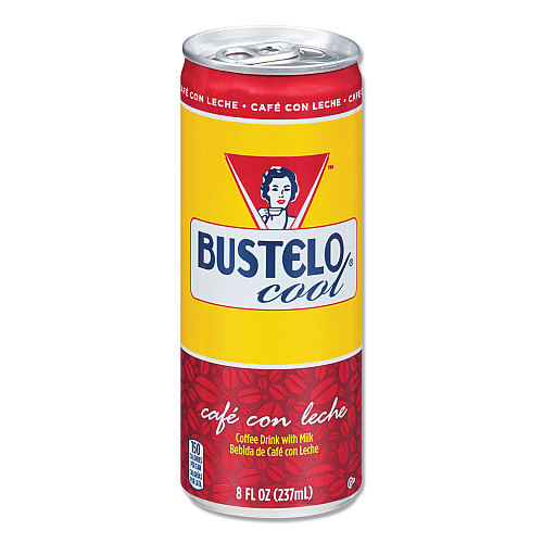 Cafe Bustelo Ready to Drink Espresso Beverage, Classic, 8oz Can, 12/Pack (01500)