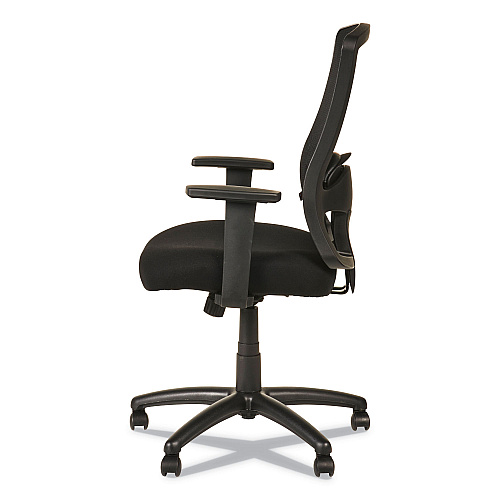 Alera Etros Series High-Back Swivel/Tilt Chair, Supports Up to 275 lb, 18.11" to 22.04" Seat Height, Black (ALEET4117B)