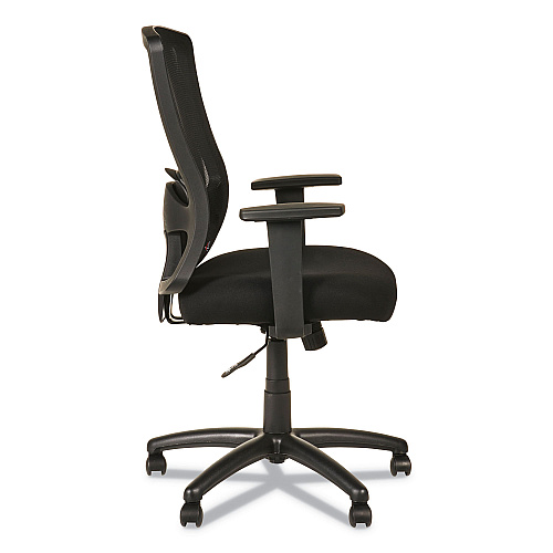 Alera Etros Series High-Back Swivel/Tilt Chair, Supports Up to 275 lb, 18.11" to 22.04" Seat Height, Black (ALEET4117B)