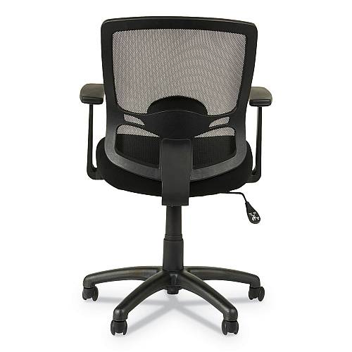 Alera Etros Series Mesh Mid-Back Chair, Supports Up to 275 lb, 18.03" to 21.96" Seat Height, Black (ALEET42ME10B)