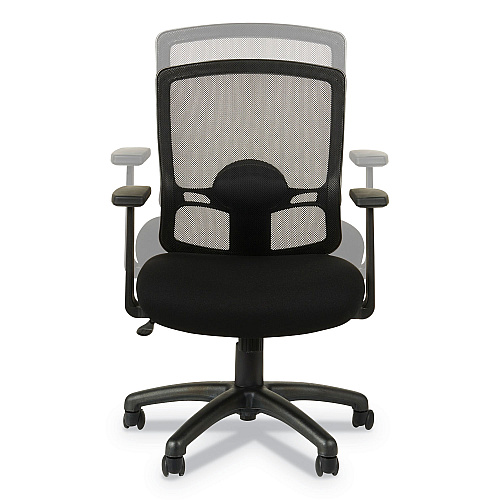 Alera Etros Series Mesh Mid-Back Chair, Supports Up to 275 lb, 18.03" to 21.96" Seat Height, Black (ALEET42ME10B)