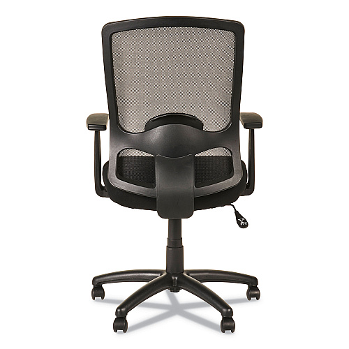 Alera Etros Series High-Back Swivel/Tilt Chair, Supports Up to 275 lb, 18.11" to 22.04" Seat Height, Black (ALEET4117B)