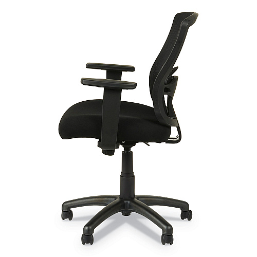 Alera Etros Series Mesh Mid-Back Chair, Supports Up to 275 lb, 18.03" to 21.96" Seat Height, Black (ALEET42ME10B)