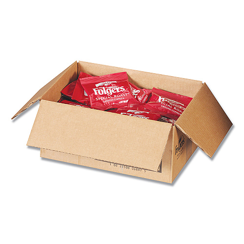 Folgers Ground Coffee, Fraction Packs, Special Roast, 0.8 oz,  42/Carton (06897)