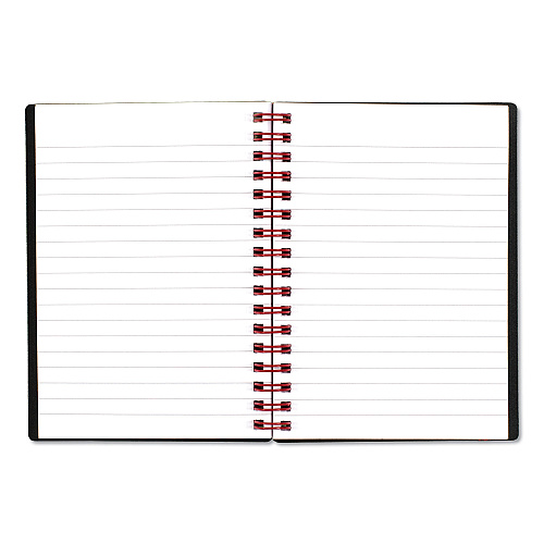 Black n' Red Flexible Cover Twinwire Notebooks, SCRIBZEE Compatible, 1-Subject, Wide/Legal Rule, Black Cover, (70) 5.88 x 4.13 Sheets (F67010)