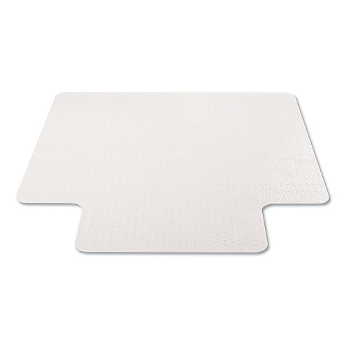 Deflecto EconoMat Occasional Use Chair Mat, Low Pile Carpet, Roll, 36 x 48, Lipped, Clear (CM11112COM)