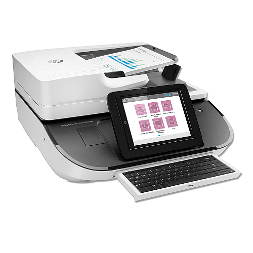 HP Digital Sender Flow 8500 fn2 Document Capture Workstation, 600 dpi Optical Resolution, 150-Sheet Duplex Auto Document Feeder (L2762A)