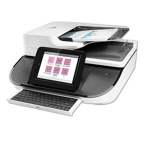 HP Digital Sender Flow 8500 fn2 Document Capture Workstation, 600 dpi Optical Resolution, 150-Sheet Duplex Auto Document Feeder (L2762A)