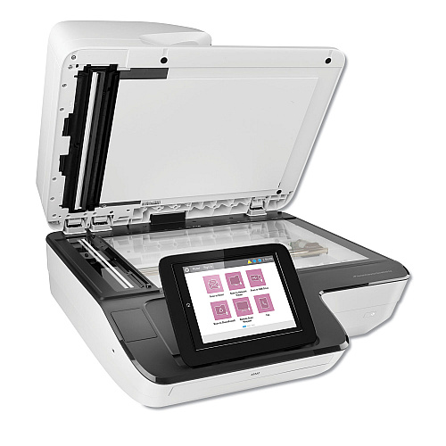 HP ScanJet Enterprise Flow N9120 fn2 Document Scanner, 600 dpi Optical Resolution, 200-Sheet Duplex Auto Document Feeder (L2763A)