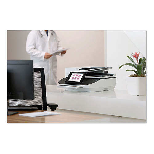 HP Digital Sender Flow 8500 fn2 Document Capture Workstation, 600 dpi Optical Resolution, 150-Sheet Duplex Auto Document Feeder (L2762A)