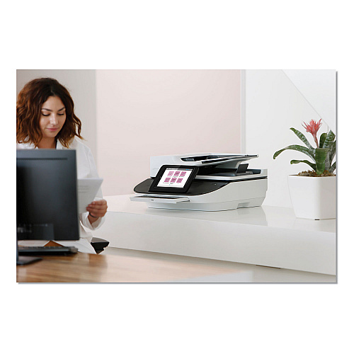 HP Digital Sender Flow 8500 fn2 Document Capture Workstation, 600 dpi Optical Resolution, 150-Sheet Duplex Auto Document Feeder (L2762A)