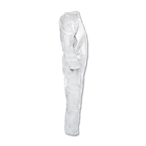 KleenGuard A20 Breathable Particle Protection Coveralls, Zip Closure, X-Large, White (49104)