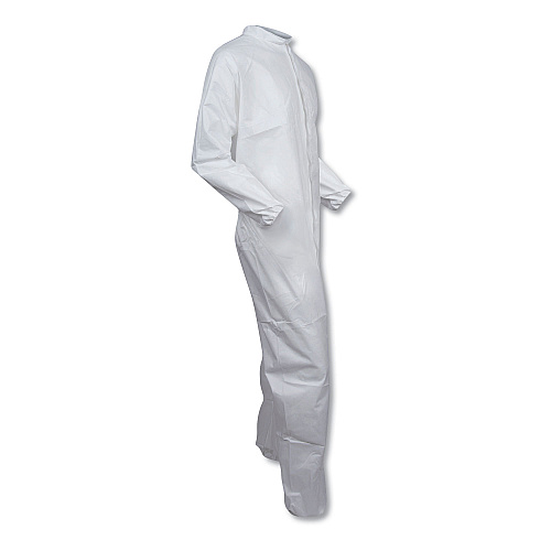 KleenGuard A30 Elastic Back Coveralls, 2X-Large, White, 25/Carton (46002)