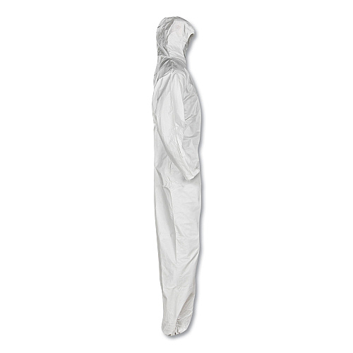 KleenGuard A20 Breathable Particle Protection Coveralls, Zip Closure, 3X-Large, White (49116)
