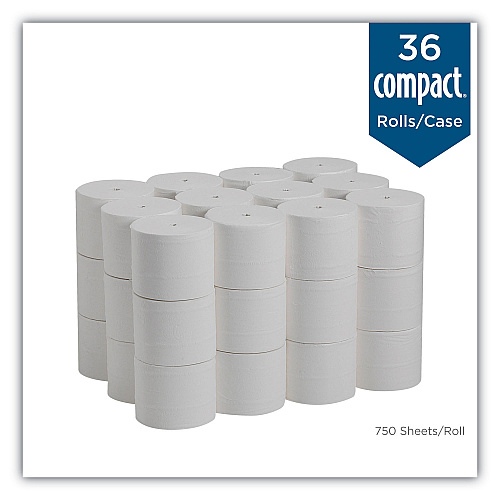 Angel Soft&reg; Coreless Toilet Paper, 2-Ply, 750 Sheets, 36 Rolls (19371CT)