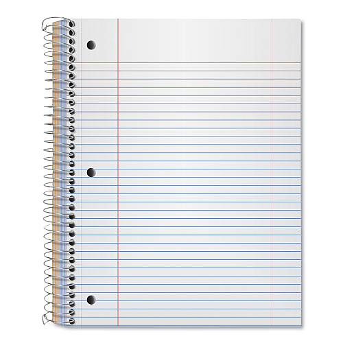 Oxford Coil-Lock Wirebound Notebook, 3-Hole Punched, 5-Subject, Medium/College Rule, Randomly Assorted Covers, (200) 11 x 8.5 Sheets (65581)