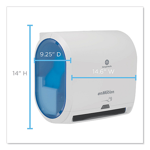 Georgia Pacific Professional enMotion Impulse 10 Automated Towel Dispenser, 9.25 x 14.6 x 14, Gray (59487A)
