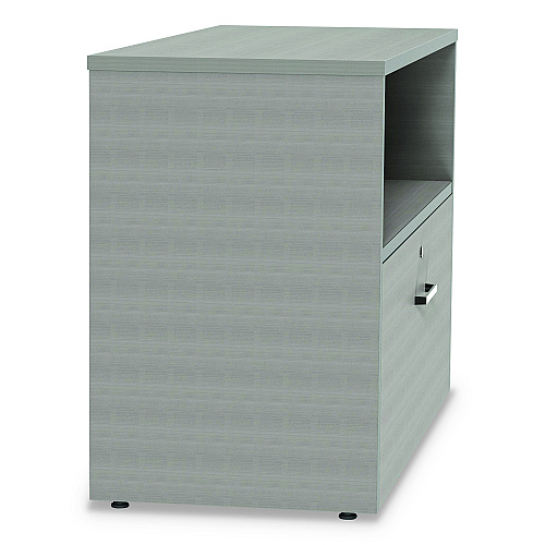 Linea Italia Urban 36" Credenza, Bottom Pedestal, 35.25w x 15.25d x 23.75h, Ash (UR604ASH)