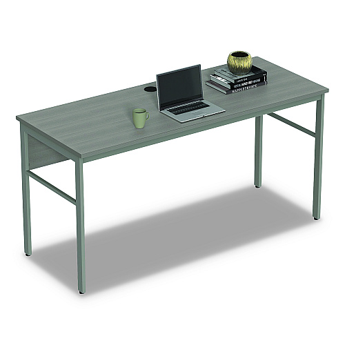 Linea Italia Urban Series Desk Workstation, 59" x 23.75" x 29.5", Ash (UR601ASH)