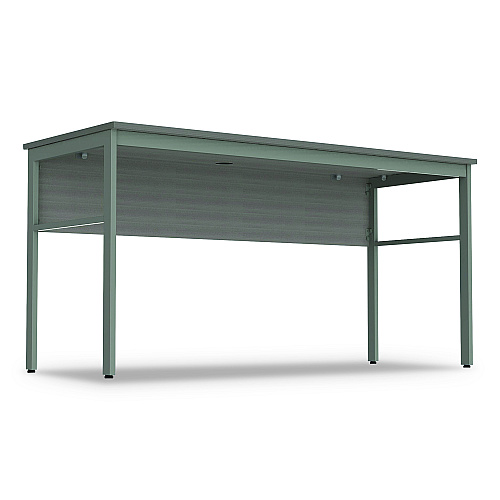 Linea Italia Urban Series Desk Workstation, 59" x 23.75" x 29.5", Ash (UR601ASH)