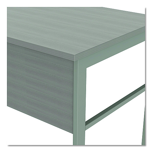 Linea Italia Urban Series Desk Workstation, 59" x 23.75" x 29.5", Ash (UR601ASH)