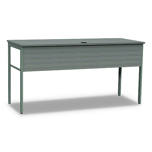 Linea Italia Urban Series Desk Workstation, 59" x 23.75" x 29.5", Ash (UR601ASH)
