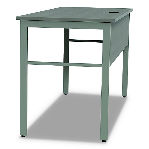 Linea Italia Urban Series Desk Workstation, 59" x 23.75" x 29.5", Ash (UR601ASH)