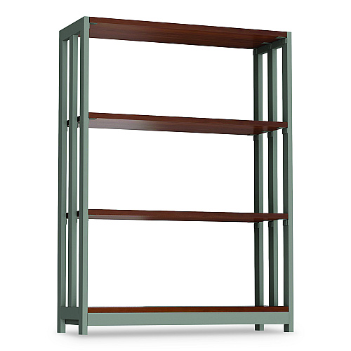 Linea Italia Trento Line Bookcase, Three-Shelf, 31.5w x 11.5d x 43.25h, Cherry (TR735CH)