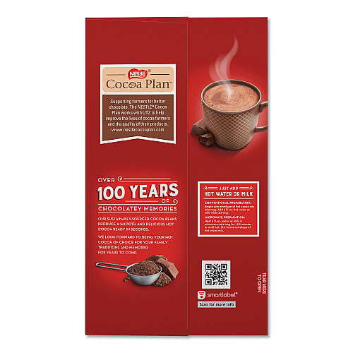 Nestle Hot Cocoa Mix, Rich Chocolate, 0.71 oz Packets, 50/Box, 6 Box/Carton (25485CT)