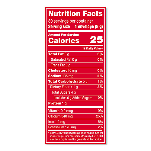 Nestle No-Sugar-Added Hot Cocoa Mix Envelopes, Rich Chocolate, 0.28 oz Packet, 30/Box (61411)
