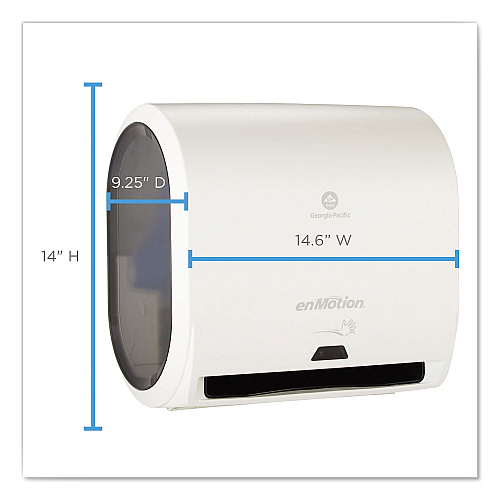 Georgia Pacific Professional enMotion Impulse 10 Automated Towel Dispenser, 9.25 x 14.6 x 14, White (59447A)