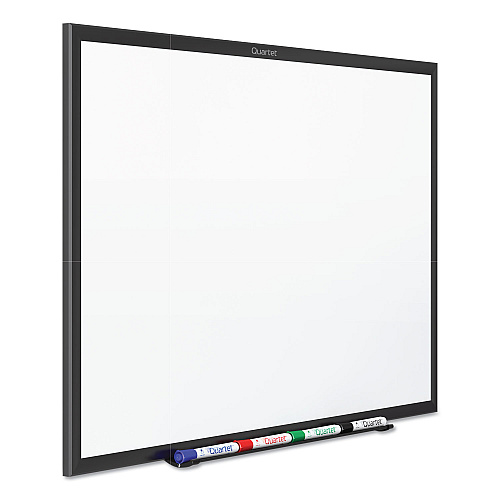 Quartet Classic Series Total Erase Dry Erase Boards, 48 x 36, White Surface, Black Aluminum Frame (S534B)