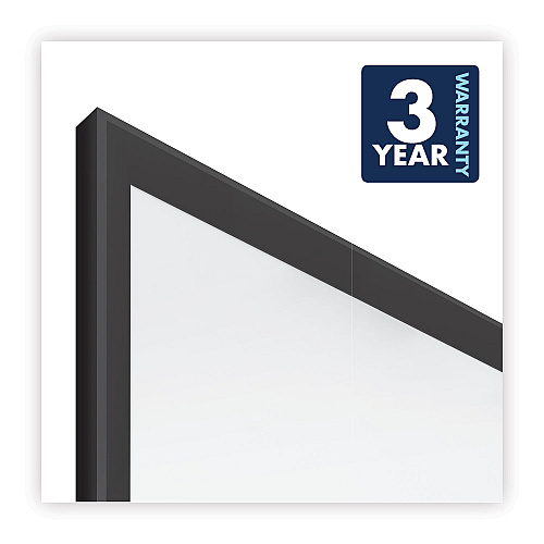 Quartet Classic Series Total Erase Dry Erase Boards, 48 x 36, White Surface, Black Aluminum Frame (S534B)