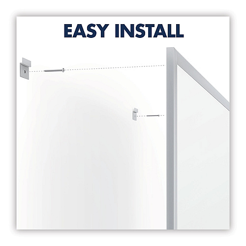Quartet Classic Series Nano-Clean Dry Erase Board, 48 x 36, White Surface, Silver Aluminum Frame (SM534)