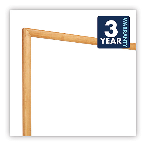 Quartet Classic Series Total Erase Dry Erase Boards, 96 x 48, White Surface, Oak Fiberboard Frame (S578)