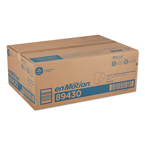 Pacific Blue&reg; Hardwound Towel Paper, White, 700-ft., 6 Rolls (89430)