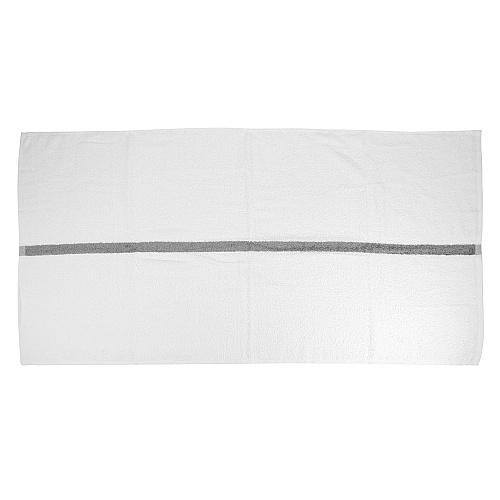 Power Gym Bath Towel 22x44 Gray Stripe, Pack Of 6 (PNP-PWR-2244-6GYCS)
